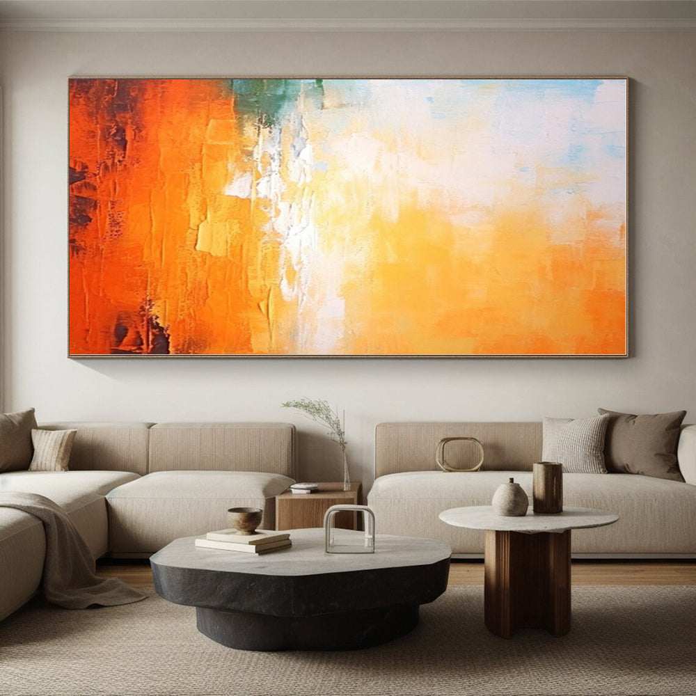 sunset orange yellow abstract design 4